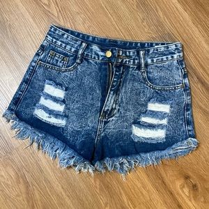 SHEIN denim shorts
